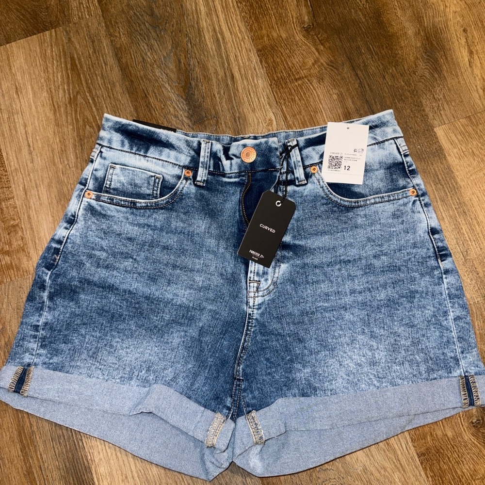 Women's Blue Denim Shorts